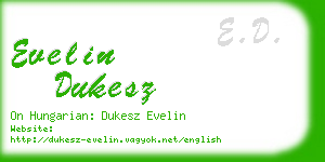 evelin dukesz business card